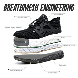 BreathMesh Indestructible Puncture-Proof Safety Shoes