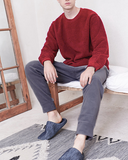 Men Polar Fleece Thicken Pajamas Set