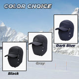 Windproof Thermal Fur Lined Hat Mask Set