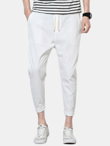 Men's Cotton Linen Casual Pants