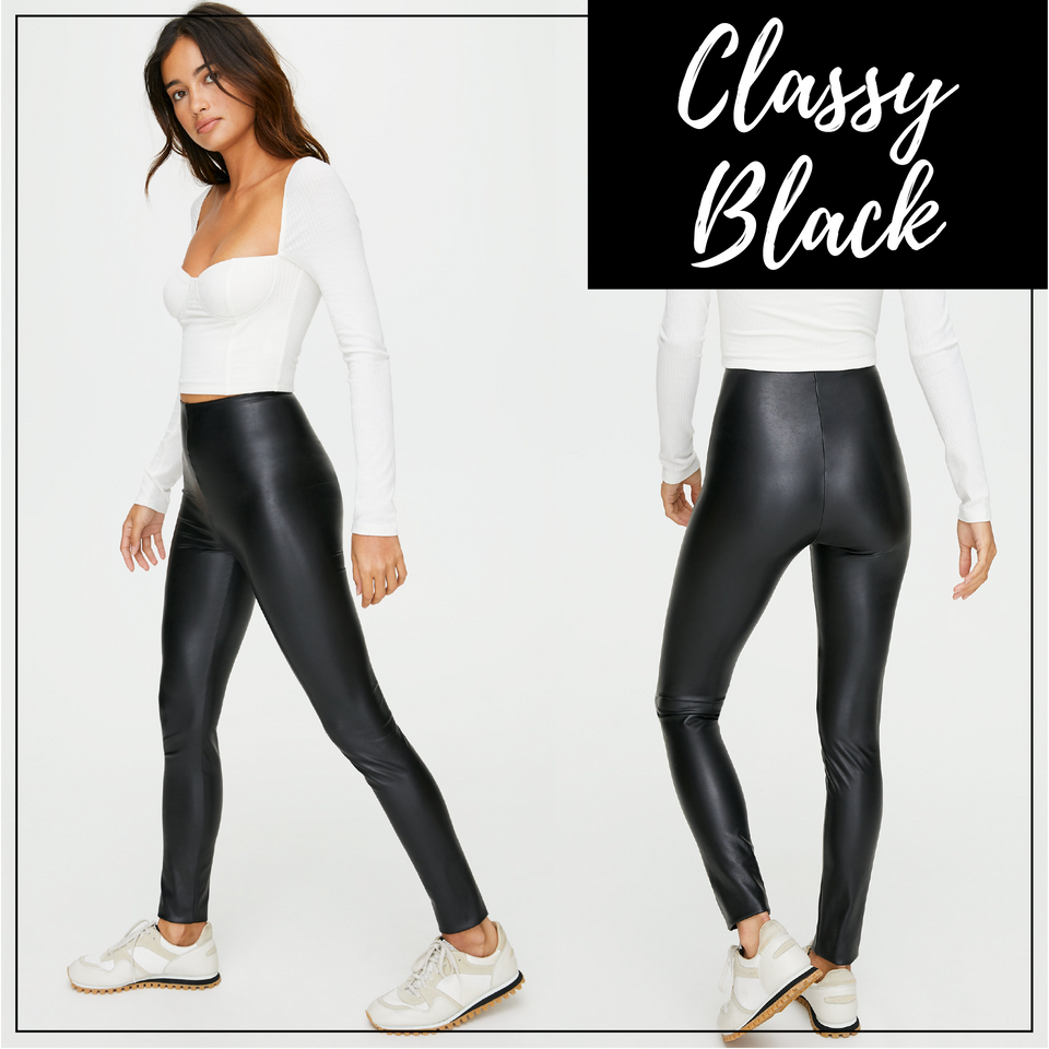 Perfect Fit Leather Leggings