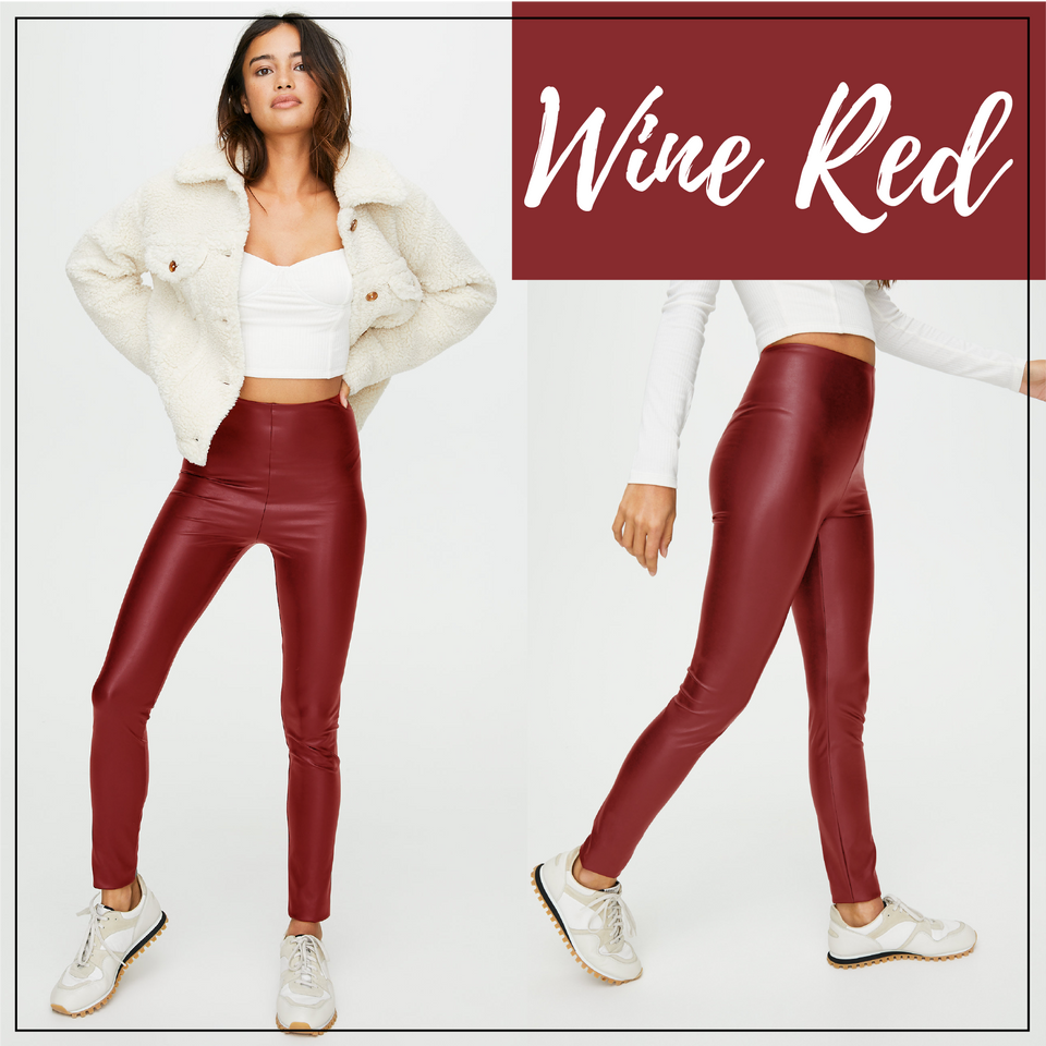 Perfect Fit Leather Leggings