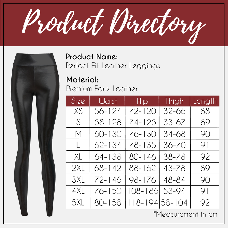 Perfect Fit Leather Leggings