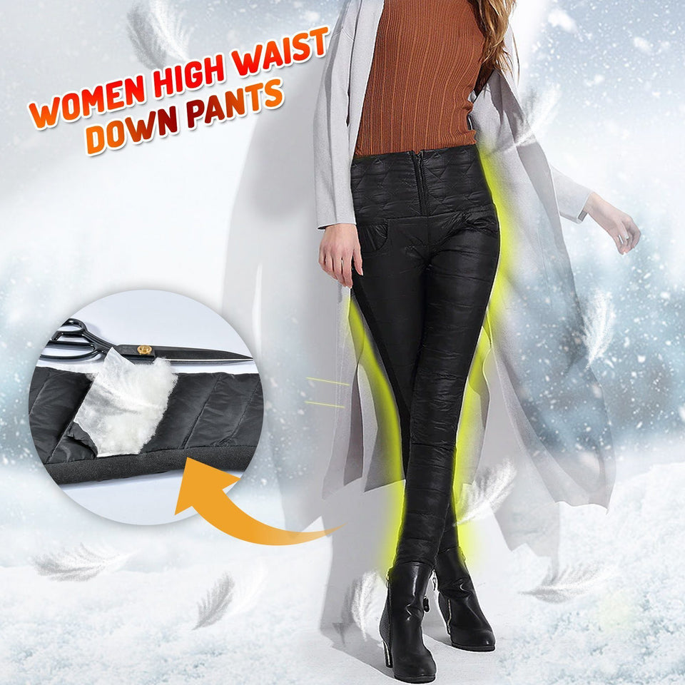 Women High Waist Down Pants