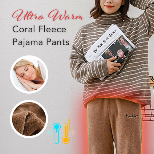 Ultra Warm Coral fleece Pajama Pants