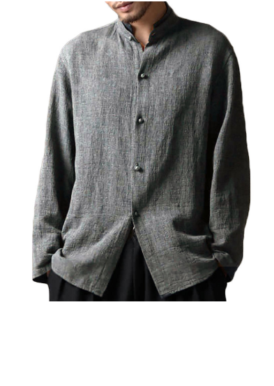 Chinese Style Loose Shirt for Men