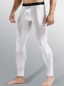 Mens Seamless Slimming Thermal Pants Shaper Legging