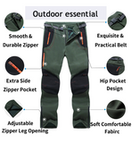 Soft Shell Fleece Lining Waterproof Skiing Trousers