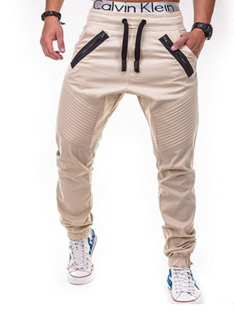 Elastic Waist Sports Pants for Men