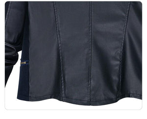 Winter Fashion Warm Faux Leather Jacket