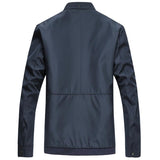 Windproof Varsity Men's Bomber Overcoat