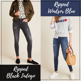 Slim-Fit Denim Fleece Jeggings