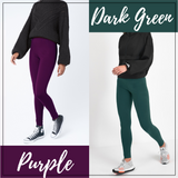 Fleece-Lined S-Shape Leggings