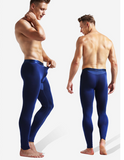 Mens Seamless Slimming Thermal Pants Shaper Legging