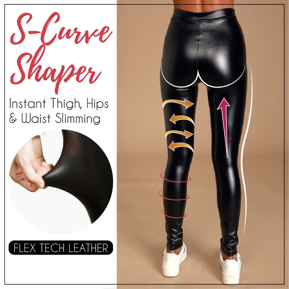 Stretch-Fit Faux Leather Shaper