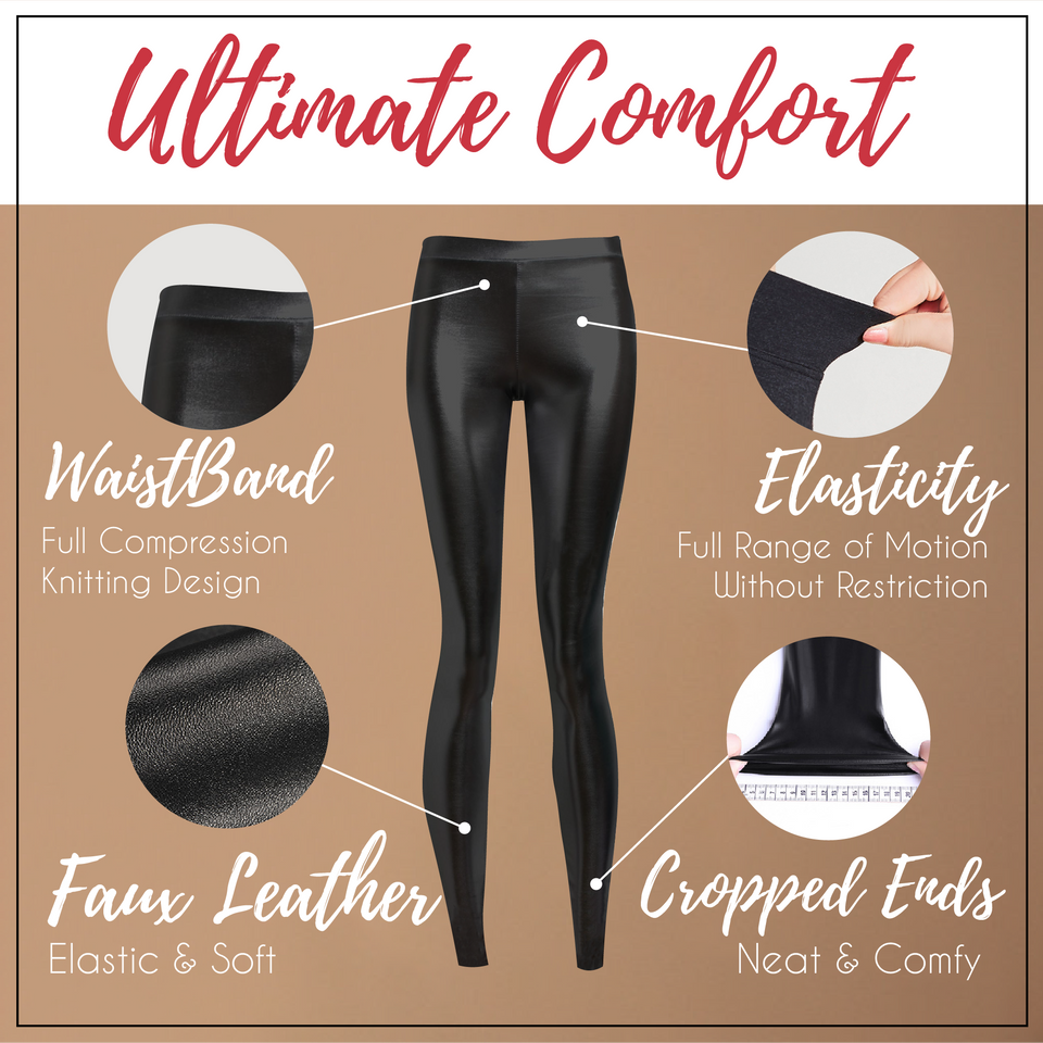 Stretch-Fit Faux Leather Shaper