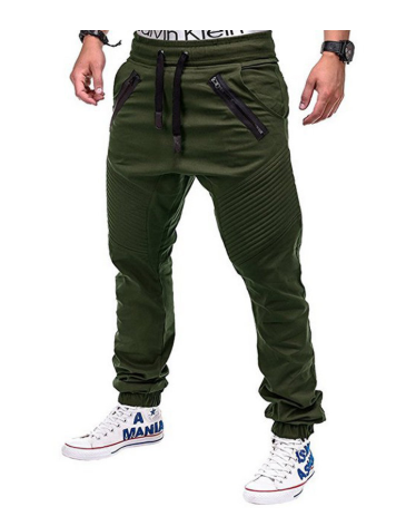 Elastic Waist Sports Pants for Men