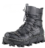 Handmade Leather Vintage Boots Martin Combat Uniform Work Military Boots