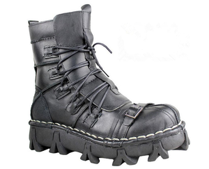 Handmade Leather Vintage Boots Martin Combat Uniform Work Military Boots