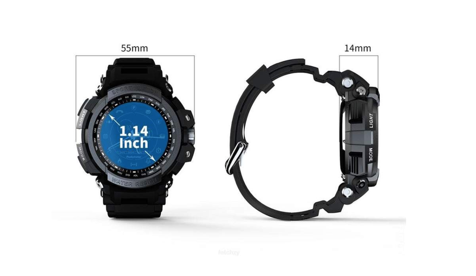 Trendy Hybrid Sports Smartwatch - Supports iOS & Android