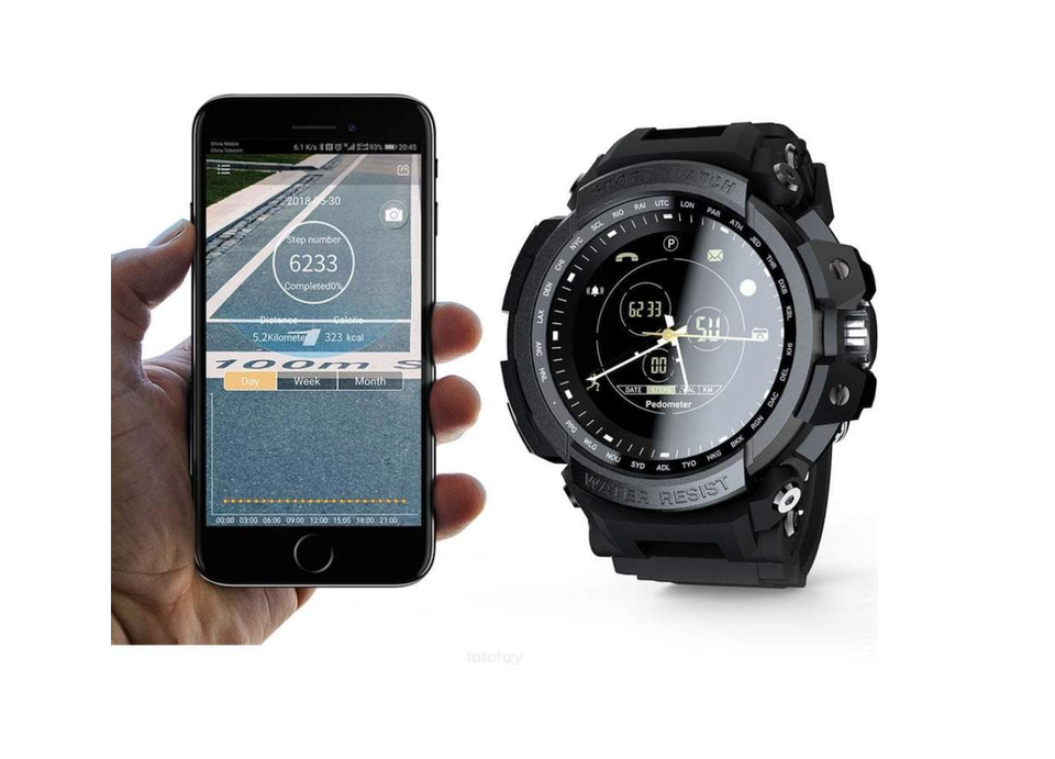 Trendy Hybrid Sports Smartwatch - Supports iOS & Android