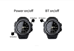 Trendy Hybrid Sports Smartwatch - Supports iOS & Android