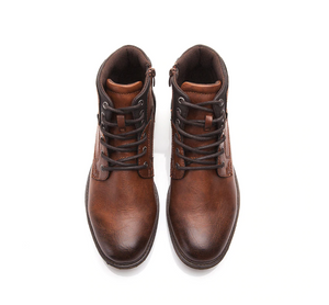 Mens Vintage Lace-up Boots