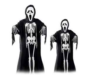 Halloween Costume Skull Skeleton Demon Ghost Cosplay For Adults & Children