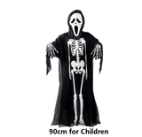 Halloween Costume Skull Skeleton Demon Ghost Cosplay For Adults & Children