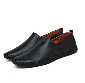 Shoes - Fashion Handmade Leather Mens Slip On Loafers