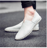 Shoes - Fashion Handmade Leather Mens Slip On Loafers