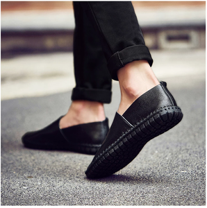 Shoes - Fashion Handmade Leather Mens Slip On Loafers