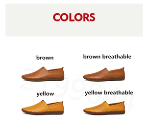 Shoes - Fashion Handmade Leather Mens Slip On Loafers