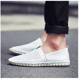 Shoes - Fashion Handmade Leather Mens Slip On Loafers