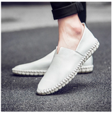 Shoes - Fashion Handmade Leather Mens Slip On Loafers