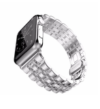Apple Watch Band, Stainless Steel, Metal Bracelet with Butterfly Buckle