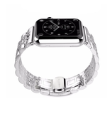 Apple Watch Band, Stainless Steel, Metal Bracelet with Butterfly Buckle