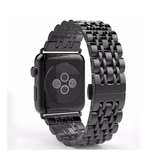 Apple Watch Band, Stainless Steel, Metal Bracelet with Butterfly Buckle