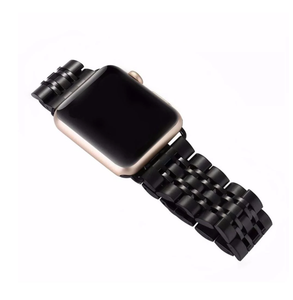 Apple Watch Band, Stainless Steel, Metal Bracelet with Butterfly Buckle