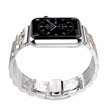 Apple Watch Band, Stainless Steel, Metal Bracelet with Butterfly Buckle