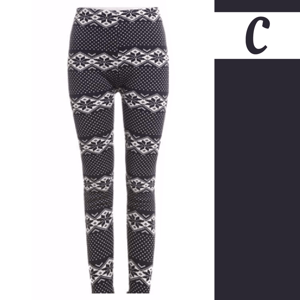 Festive Warm Cosy Leggings