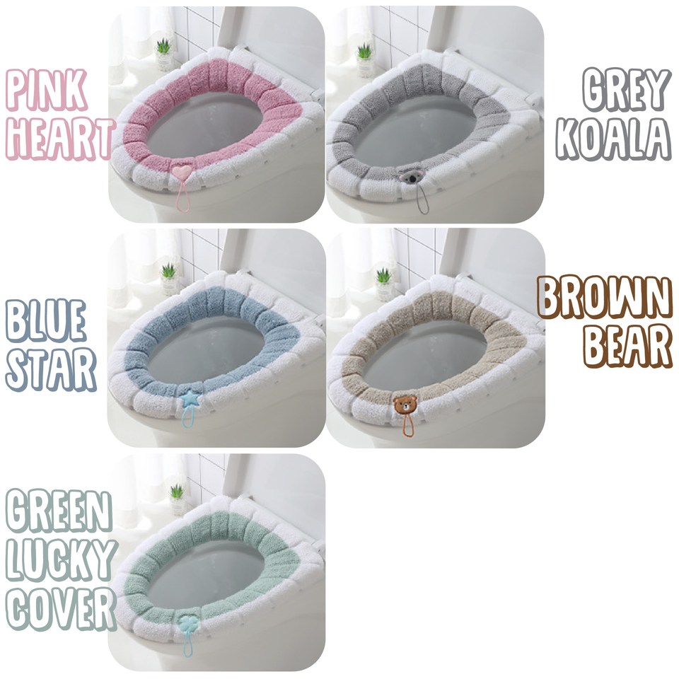 Warm & Comfy Toilet Seat Cover