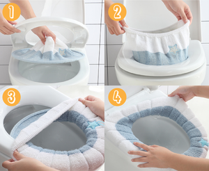 Warm & Comfy Toilet Seat Cover