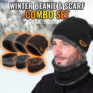 Winter Beanie & Scarf Combo Set