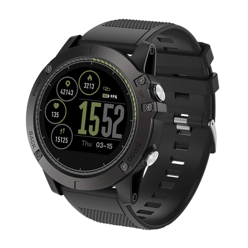 VIBE 3 HR Tactical Military Smartwatch - Compatible With Android & iOS