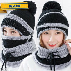 3PCS Women Winter Scarf Set