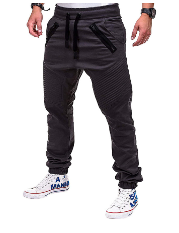 Elastic Waist Sports Pants for Men