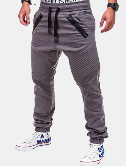 Elastic Waist Sports Pants for Men