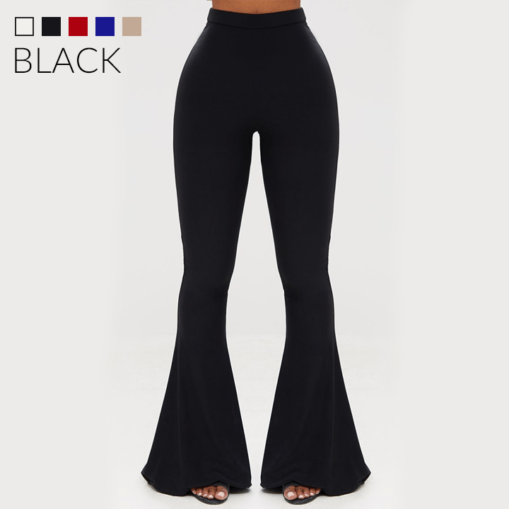 Comfy Stretch Flared Trousers