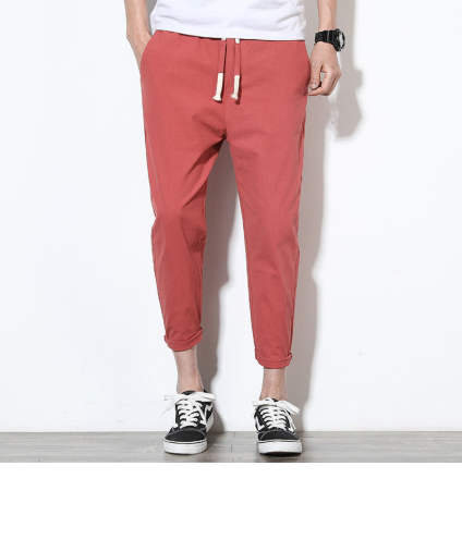 Men's Cotton Linen Casual Pants